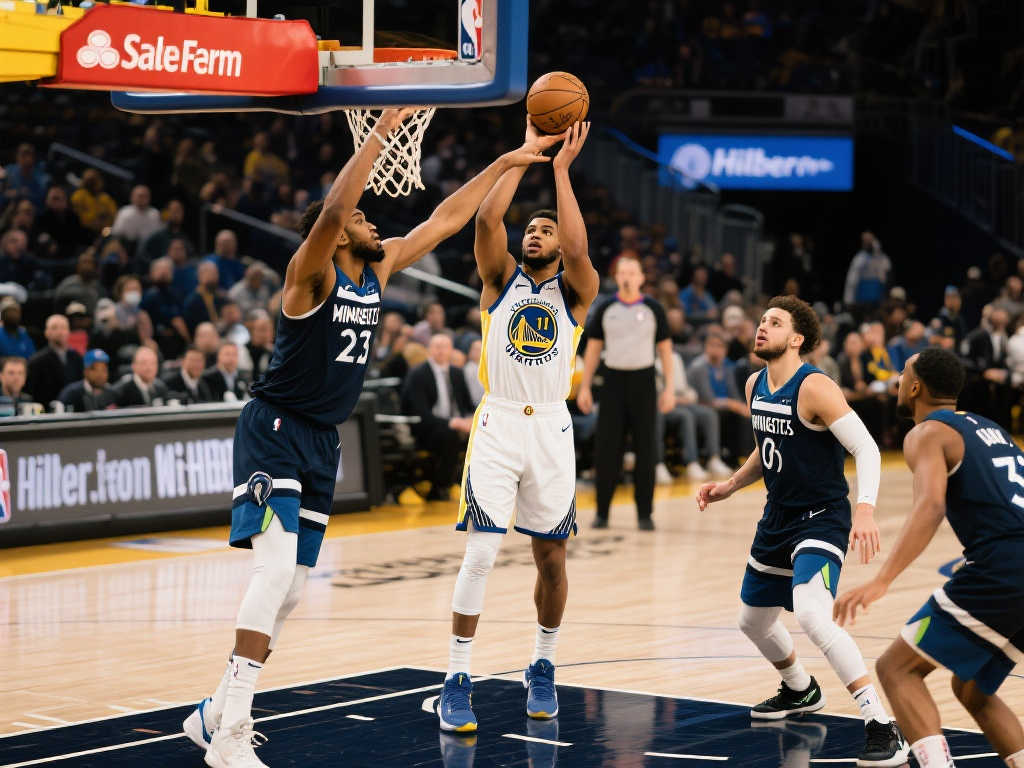 [流言板]希尔德三分连发，勇士20分优势逼停森林狼